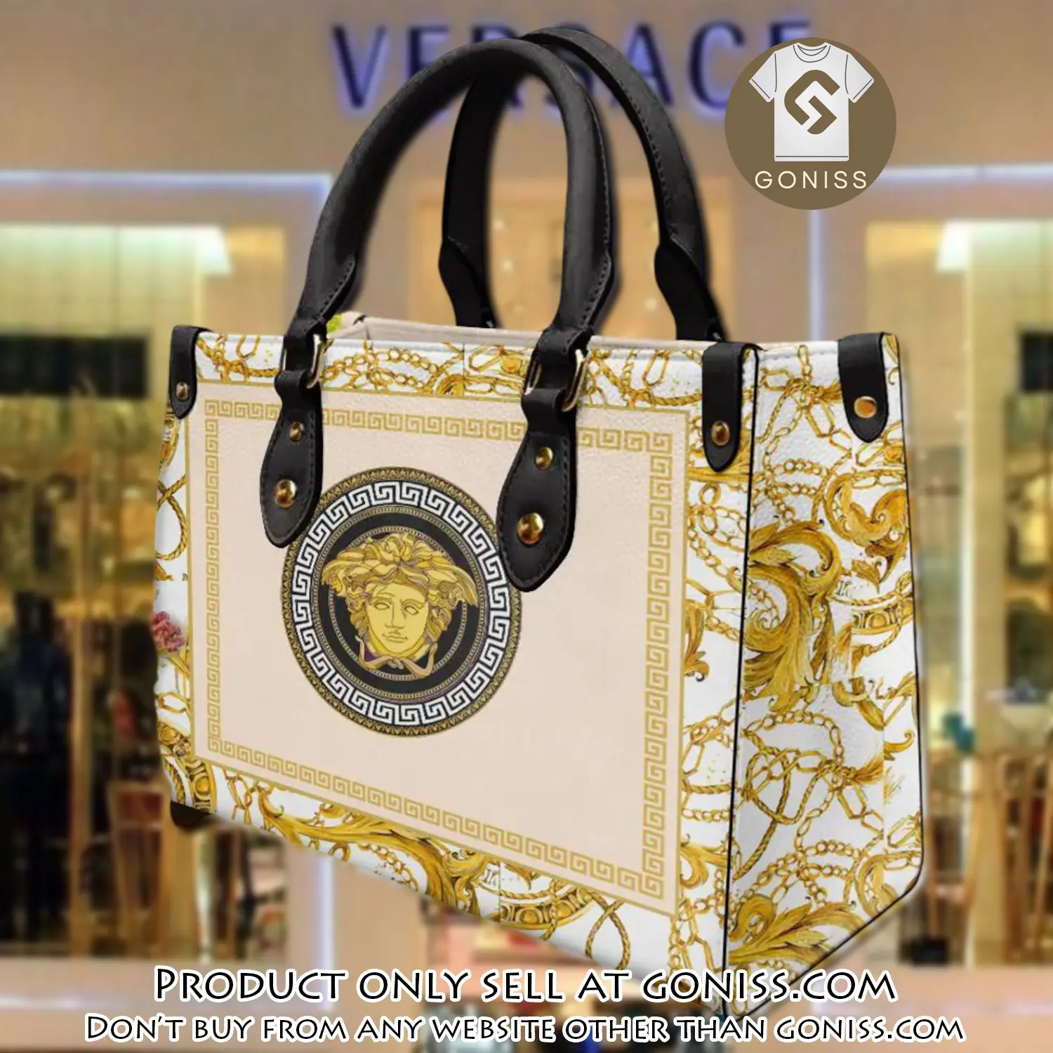 Versace women luxury leather handbag 3d lhb1062 gn0831287